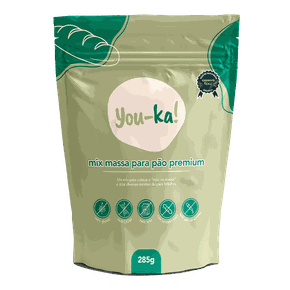 01 mix para pao premium sem gluten you ka pacote 285g