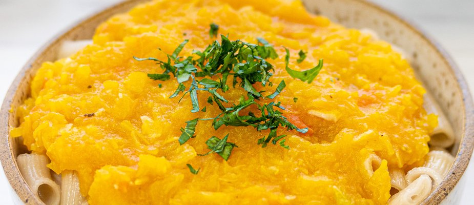 Macarrão com Abóbora Macarrão com Abóbora
