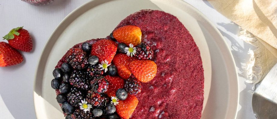 Cheesecake com Frutas Vermelhas
