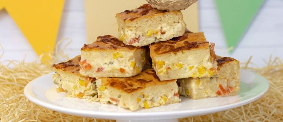 Torta Salgada de Legumes