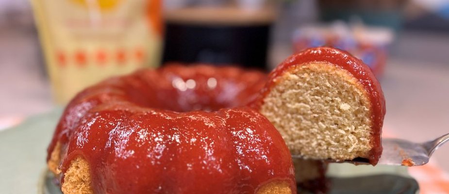 Bolo de Laranja com Goiabada Bolo de Laranja com Goiabada