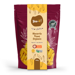 08 macarrao penne sem gluten organico you k 300g